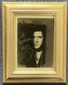 Al Pacino signed black and white photo. Framed to approx. size 10x8inch. Good condition. All