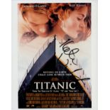 Kate Winslet signed 10x8 inch Titanic colour promo photo. Good condition. All autographs are genuine