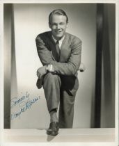 Wayne Morris signed 10x8 inch vintage black and white photo. Good condition. All autographs are