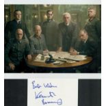 Kenneth Brannagh signed 5x3 inch white card and 10x8 inch colour photo. Good condition. All