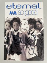 Eternal Chart Topping Girl Band 6x4 inch signed promo photo. Good condition. All autographs come