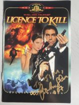 John Glen James Bond Film Director Signed DVD Video Insert . Good condition. All autographs come