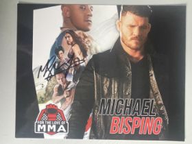 Michael Bisping Former UFC Fighter and Actor 10x8 inch signed photo. Good condition. All