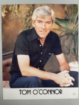 Tom O'Connor Comedian and TV Show Host 10x8 inch signed photo. Good condition. All autographs come