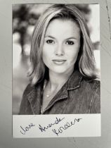 Amanda Holden Actress and Talent Show Judge 6x4 inch signed photo. Good condition. All autographs