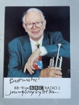Humphrey Lyttleton Jazz Musician and Radio Presenter 6x4 inch signed photo. Good condition. All