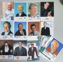 Radio and TV Personalities Collection of over 30 Promo Photos 6x4 inch signed photos. Good