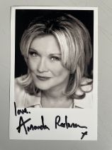 Amanda Redman Good Karma Hospital Actress 6x4 inch signed photo. Good condition. All autographs come