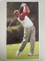 Colin Montgomerie Great Scottish Golfer 10x8 approx magazine photo. Good condition. All autographs