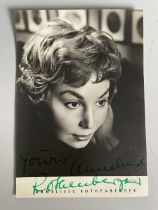 Annellese Rothenberger German Opera Singer 6x4 inch signed photo. Good condition. All autographs