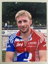 Jason Kenny Multi Olympic Champion Cyclist 8x6 inch signed photo. Good condition. All autographs