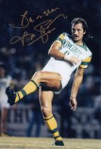 Autographed FRANK WORTHINGTON 12 x 8 photo : Col, depicting a wonderful image showing FRANK