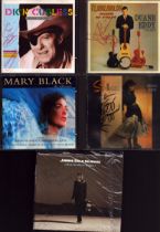 Collection of 5 signed CDs including Mary Black 'The Collection', Suzy Bogguss 'Somewhere