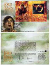 John Rhys Davies signed Lord of the Rings FDC. Signed on reverse. Good condition. All autographs are