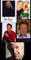 Collection of 19 TV/FILM/MUSIC signed photos in binder including Jason Isaacs, Craig Revel