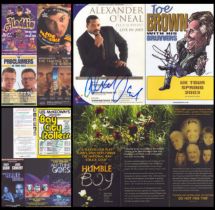 Collection of 10 Entertainment/Theatre signed programmes and leaflets including names of Alexander