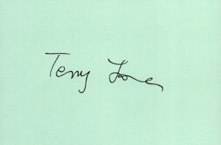 Terry Jones Signed 6 X 4 Green Card Good condition. Good condition. All autographs are genuine