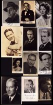 Film and Music signed photo collection. 12 in total all small size and black and white. Includes