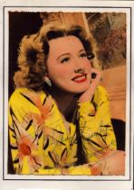 Irene Dunne signed 7x5inch colourised photo. Dedicated. Good condition. All autographs are genuine