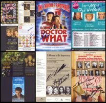 Collection of 10 Entertainment/Theatre signed programmes and leaflets including names of Paul