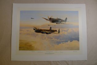 Robert Taylor Escort for the Straggler Commemorative Edition. This print is from the Commemorative