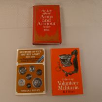 Three vintage books on collectable Militaria comprising Collecting Volunteer Militaria by R J