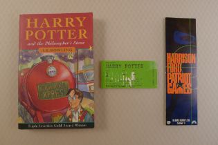 First Edition paper back Harry Potter and the Philosophers Stone by J K Rowling Published by