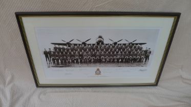 WW2 Dambusters An official 617 Squadron Photograph taken shortly after the Dams Raid by Bassano, the