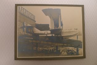 Rare Aviation Signed by Hugh Oswald Short (1883 1969) of Short Brothers PLC. This is a signed