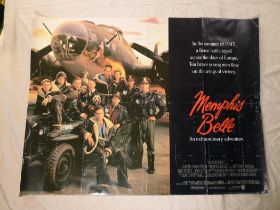 Memphis Belle an original vintage large colour quad fold film poster 1990 starring Matthew Modine,