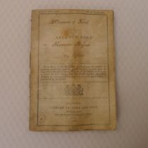 Unusual An original 51st Regiment of Foot 1866 Account, Monthly Settlements, Clothing Account and