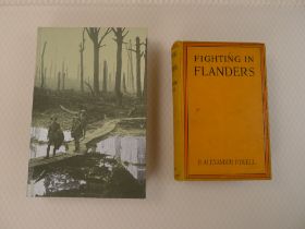 Two vintage WW1 history books comprising In Flanders Fields The 1917 Campaign by Leon Wolff
