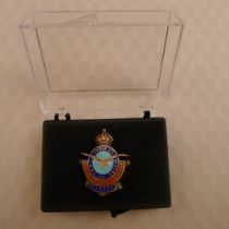 WW2 An original unusual RCAF (Royal Canadian Air Force) silver and enamel sweetheart brooch. This