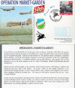 General Sir Frank King Signed FDC 50th Anniversary of Operation Market Garden 1994 limited Edition