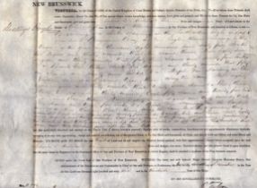 Charles Hastings Doyle DC document. 1866 British General. Good condition. All autographs come with a