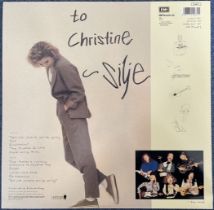 Silje signed Tell Me Where You're Going LP. Dedicated to Christine. Record Included. Good condition.