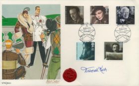 Deborah Kerr signed 1985 Films FDC also signed by the cover artist. . Good condition. All autographs