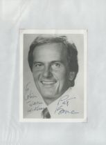 Pat Boone signed 7x5 black and white photo. Good condition. All autographs come with a Certificate