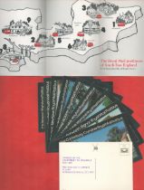 10 x Royal Mail Postcards which feature The Royal Mail Postbuses of South England, issued in 1980