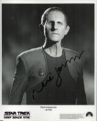 Star Trek Actor, Rene Auberjonois signed black and white promo photograph. Signed in black marker