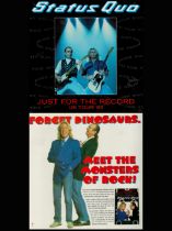 Just for the Record UK Tour 93 - Status Quo tour programme. Good condition. All autographs come with