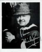 Micky Rooney Signed 10 x 8 inch Black and White Photo. Signed in Silver Ink. Good condition. All