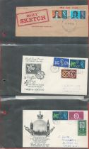 A Stunning Collection of approx. 60 FDCs or Comm. Covers from UK, Austria, New Zealand, Vatican