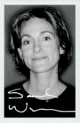 TV Film Sarah Winman signed 6x4 black and white photograph. Winman is a British author and actress