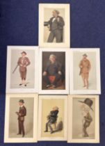 Vanity Fair print collection of 7 Prints. Titles include Our First Novelist Subject George