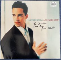 Jason Rebello Signed A Clearer View Vinyl Record Sleeve With 33 1/3 RPM Vinyl Record included.