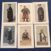 Vanity Fair print collection of 6 Prints. Titles include A Fashionable Canon Subject Canon Robert