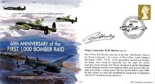 WW2 Wg Cdr RM Horsley DFC AFC Signed 60th anniv of the 1st 1000 Bomber Raid. 155 of 300. British