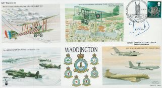 Group Captain C J Coulls R. A. F. Signed FDC 88th Anniversary R. A. F. Waddington 2004 Limited