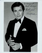 Robert Wagner Signed 10x8 inch Black and White Photo. Signed in black ink. Dedicated. Good